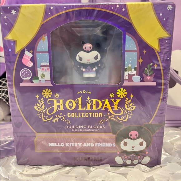 Kuromi Plush and Bag Set in Purple and Black Bundle 5 Pc set - Picture 4 of 10